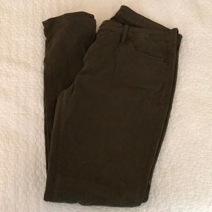 Ralph Lauren Olive skinny jean